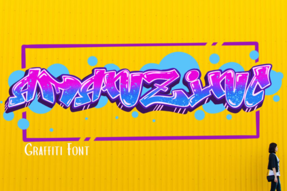 Amanzinc Graffiti for Bold Web Typography