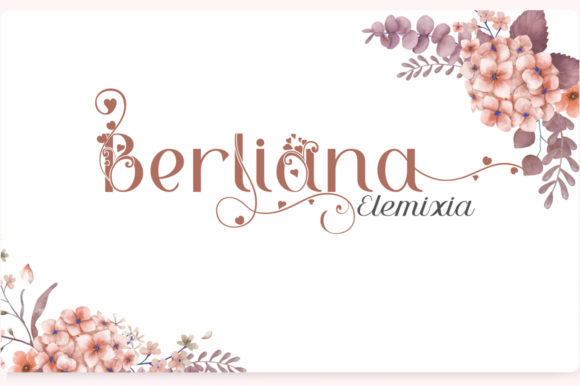 Berliana Elemixia Font for Stunning Visual Campaigns