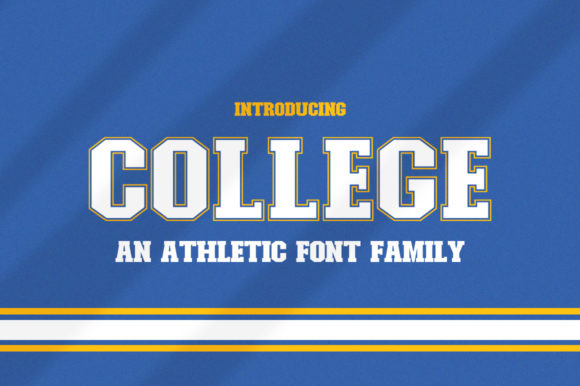 College Font: A Friendly Display Font for Creative Projects