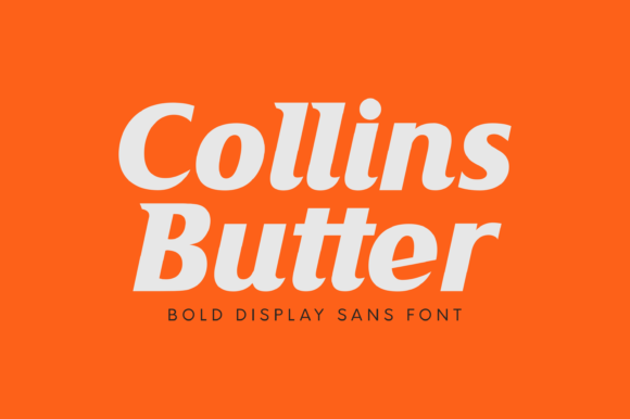 Collins Butter: A Bold Font for Strong Branding