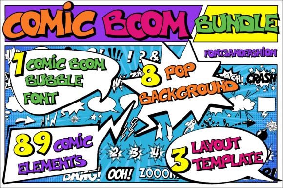 Comic Boom: A Display Font That Elevates Your Branding
