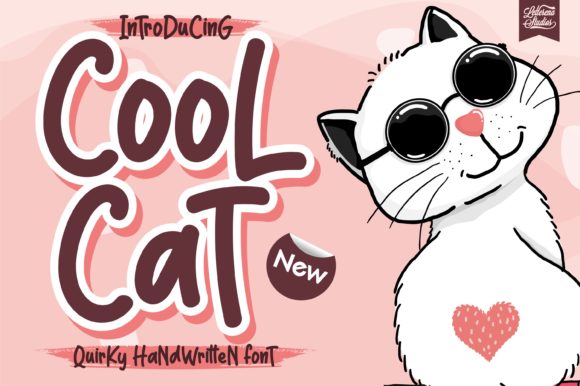 Cool Cat: The Quirky Display Font for Unique Branding Projects