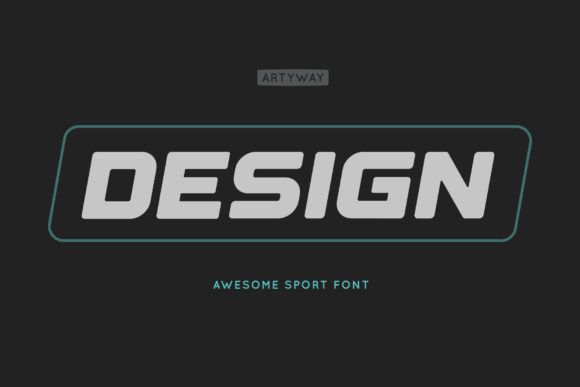 Design Font for Bold Digital Branding
