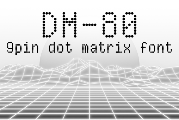 DM-80: A Retro Font That Boosts Brand Identity
