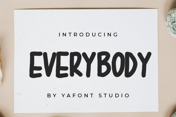 Everybody Font for Eye-Catching Digital Campaigns