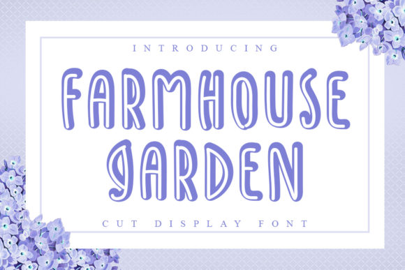 Farmhouse Garden: The Perfect Display Font for Crafters and Sellers