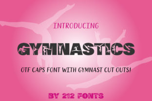 Gymnastics Font for Creative Projects and Handmade Designs