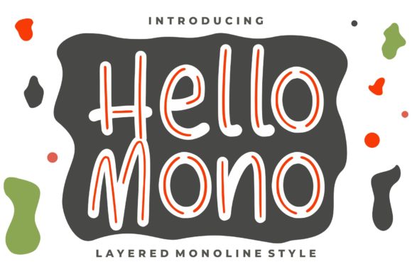 Hello Mono: A Playful Display Font for Creative Publishing