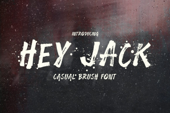 Hey Jack: A Brushed Display Font for Polished Branding