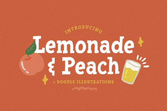 Lemonade Peach Font for Vibrant Web Design