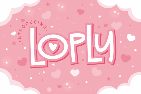Loply: A Joyful Display Font for Children-Themed Editorial Projects