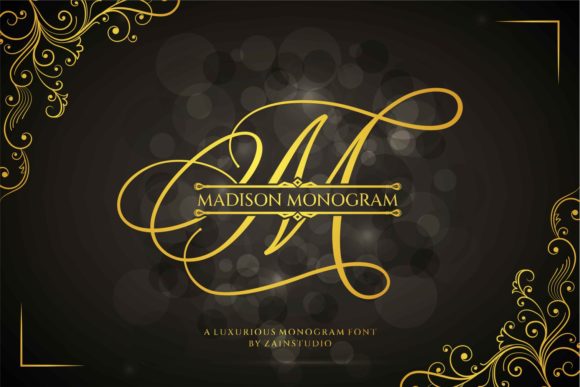 Madison Monogram: A Timeless Display Font for Elegant Branding