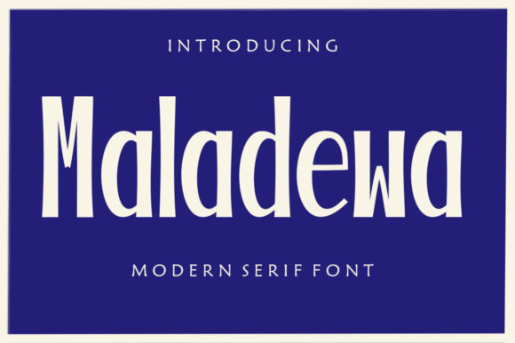 Maladewa: A Bold Display Font for Modern Branding