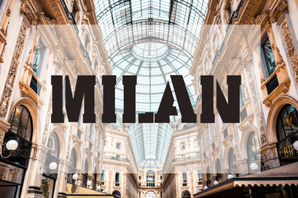 Milan Stencil: A Bold Display Font for Creative Projects