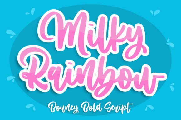 Milky Rainbow: A Joyful Font for Business Branding