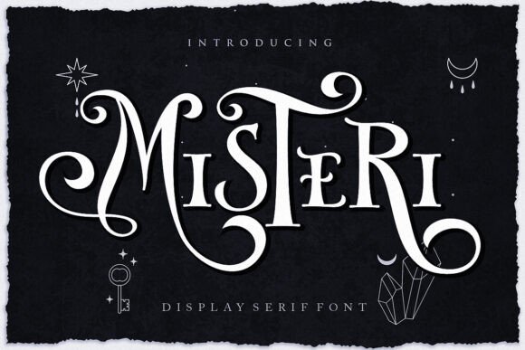 Misteri Font for Elegant Web Design and Branding