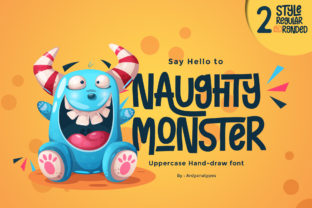 Naughty Monster: A Playful Font for Creative Branding