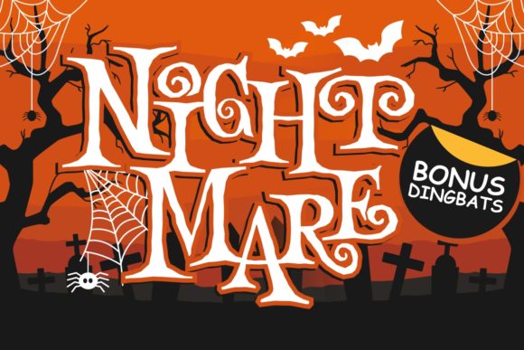 Night Mare Font for Web and Digital Design