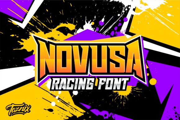 Novusa: A Bold Display Font for Creative Branding