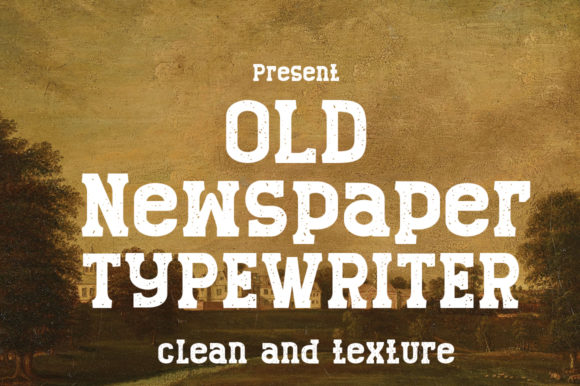 Old Newspaper Font for Nostalgic Branding and Campaign Design