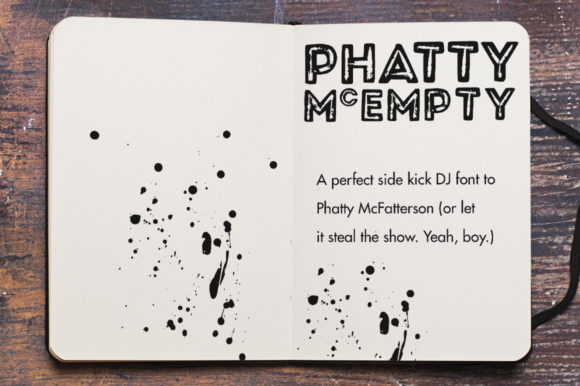 Phatty Family: A Display Font for Bold Web Design