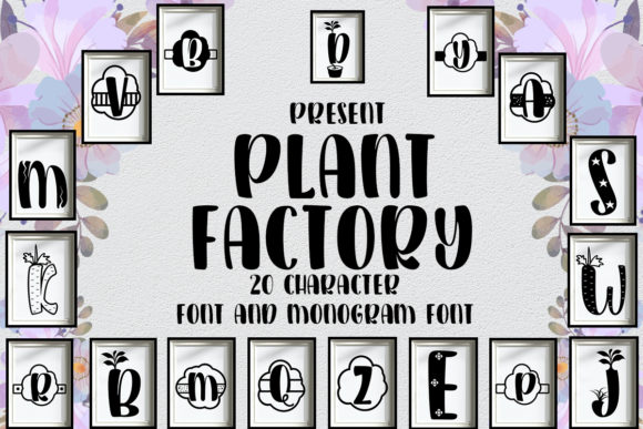 Plant Factory: The Quirky Display Font for Modern Web Projects