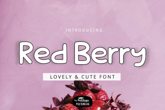 Red Berry: A Quirky Display Font for Creative Projects