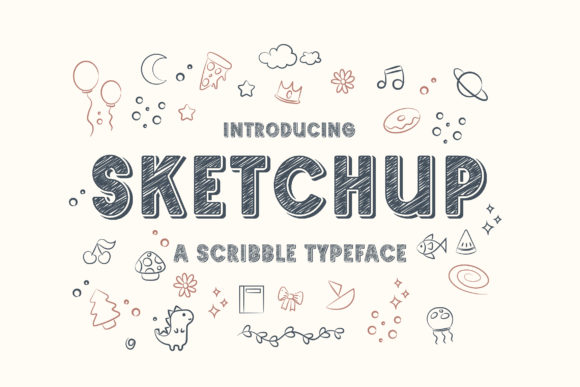 Sketchup Display Font for Bold Web Design