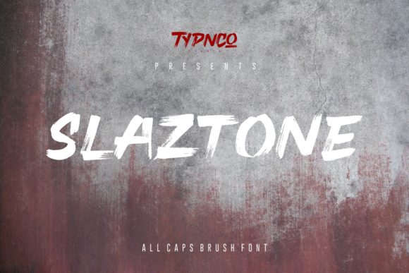 Slaztone: A Bold Display Font for Creative Projects