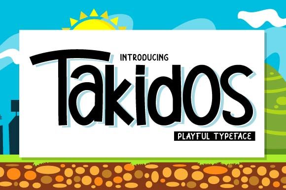 Takidos Font: A Playful Display Type for Creative Projects