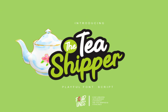 The Tea Shipper: A Retro Display Typeface for Memorable Branding
