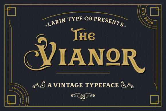 Vianor Font for Bold and Nostalgic Design