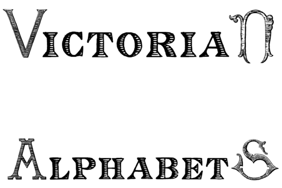 Victorian Alphabets: A Bold Display Font for Craft Creations